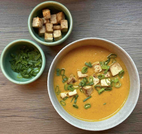 Süßkartoffel-Karottensuppe (vegan) 🍃
