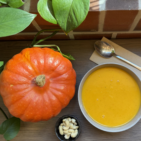 Kürbis-Ingwersuppe (vegan) 🍃