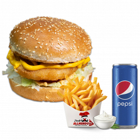 Meniu burger Allmundo de pui