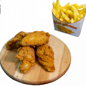 Wings and chips 5 buc