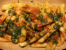 Patatas fritas con salsa Lliriano