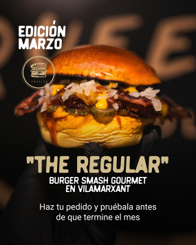 Burger "The Regular". Burger mes de Marzo.