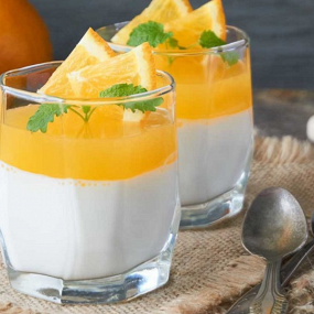 Panna Cotta Orange
