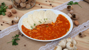 120g/160g    Držkový perkelt, domáca knedľa