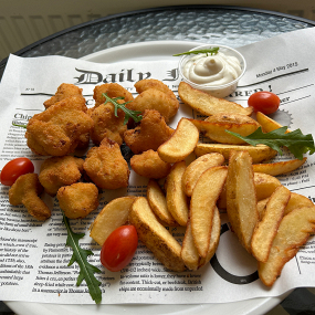 Vyprážaný karfiol 