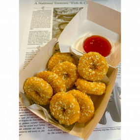 Gouda krúžky,switch chilli omáčka 