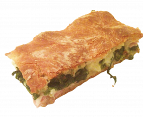 Focaccia spinaci e formaggio / Focaccia spinach and cheese