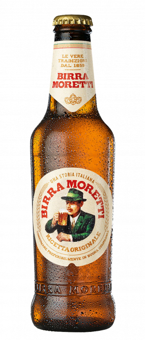 Bière Moretti 4.6° 33 cl verre 
