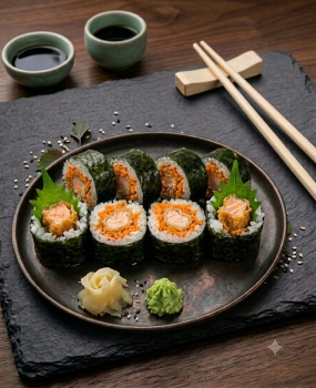 Futomaki somon prăjit 8 buc