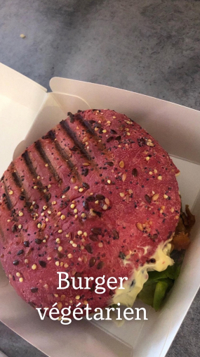 Burger diablotin avec frites