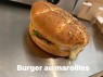 Burger Maroilles avec frites