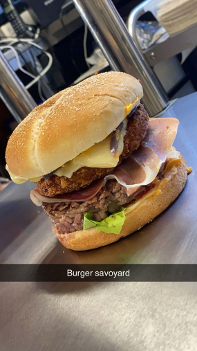 Burger Savoyard (sept à avril) sans frites