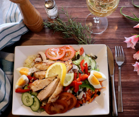 Fitnessteller - Grüner Blattsalat 