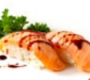 110- Nigiri de salmón flameado / 2 Pzs.