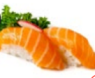 111- Nigiri de salmón / 2 Pzs.