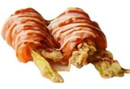 83 SALMON FLOWER ROLL