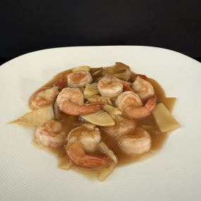 193 GAMBERETTI FUNGHI E BAMBU