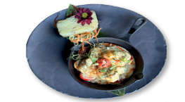 Dorsz z krewetkami z patelni (120g)