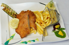 Geflügelschnitzel Jäger Art ( Schwein )