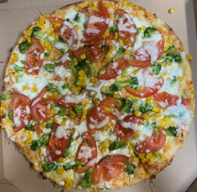 7. Pizza Vegetariánska 