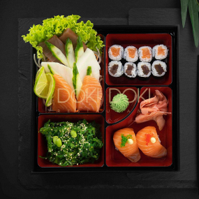 B7: Sashimi maki bento