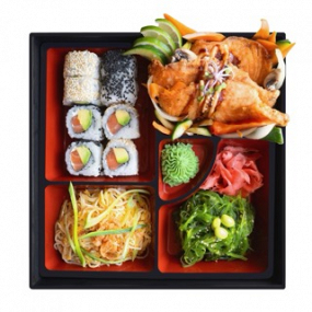 B2: Salmon bento