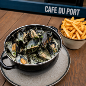Moules à la crème