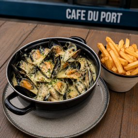 Moules au fromages Normands 