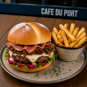 Burger Coup de coeur + Frites