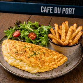 Omelette au fromage