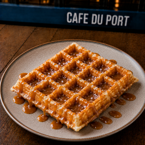 Gaufre Maison au Caramel beurre salé