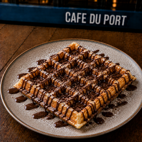Gaufre Maison au Chocolat Noir