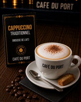 Cappuccino traditionnel (mousse de lait)