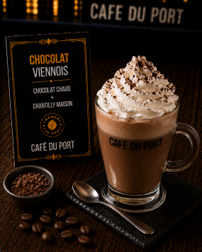 Chocolat Viennois (chantilly maison)