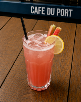 Citronade maison à la rhubarbe