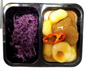 Rolada, Kluski, Kapusta czerwona