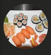 Zestaw sushi 2 z łososiem