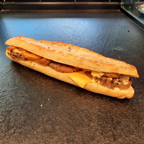 Américain steak haché bacon