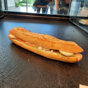 Sandwich saumon chèvre