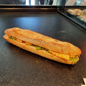 Sandwich poulet tandoori, chorizo