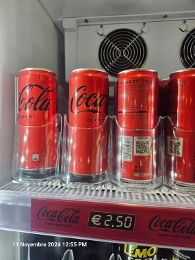 COCA COLA ZERO ZUCCHERI IN LATTINA