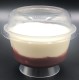 Fromage blanc coulis fruits rouges