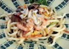 035. SEAFOOD YAKI UDON
