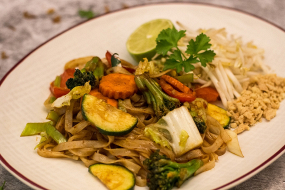 Vietnam Style Reisbandnudeln Vegetarisch