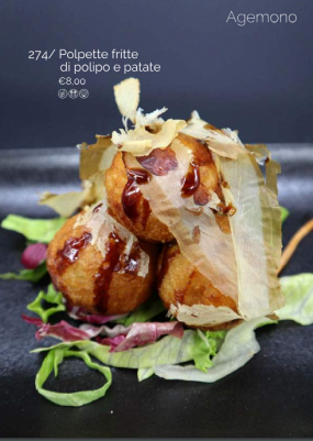 274/ Polpette fritte  di polipo e patate