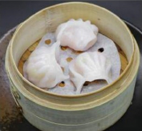 211/ Ravioli di gamberi in cristallo