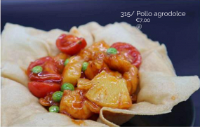 315/ Pollo agrodolce