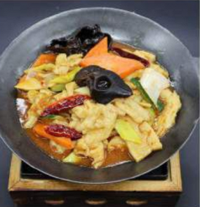 312/ Picccola padella  fai da te con pollo