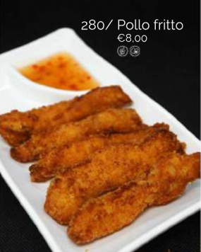 280/ Pollo fritto
