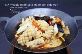 311/ Piccola padella fai da te con calamar